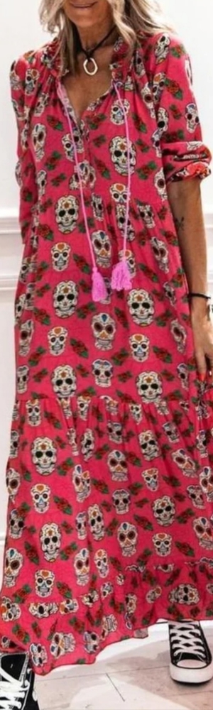 Pink Skull Dress